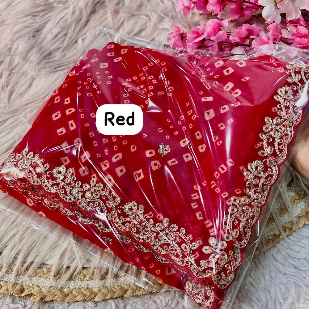 Beautiful Indian saree with unstitched blouse